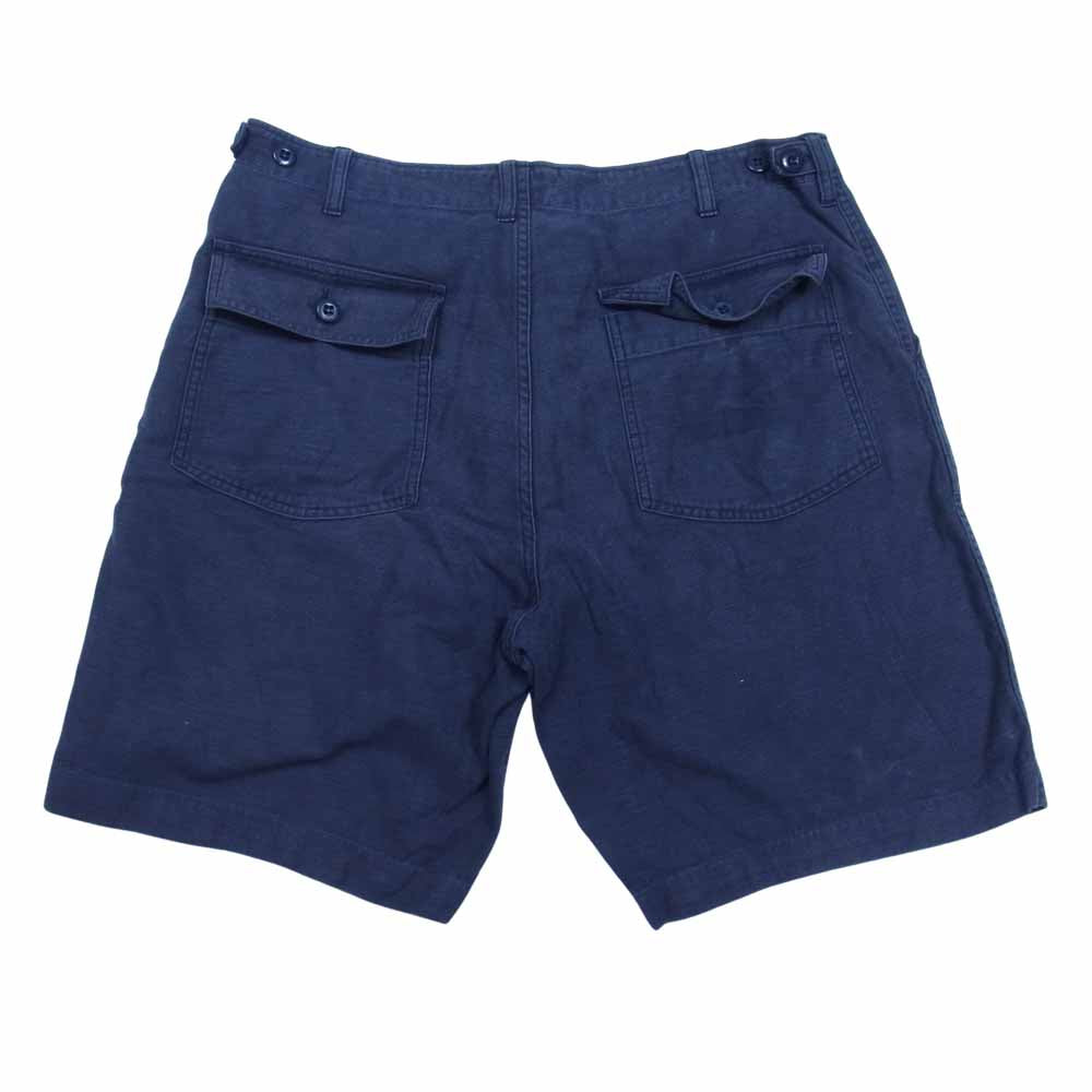 TENDERLOIN テンダーロイン T-ARMY Shorts アーミー ベイカー ショーツ ネイビー系 L【中古】