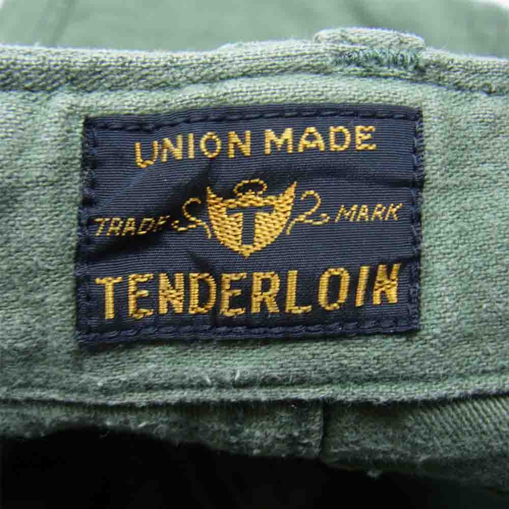 TENDERLOIN テンダーロイン T-ARMY PNT アーミーパンツ ベイカーパンツ カーキ系 表記無し(W37程度)【中古】