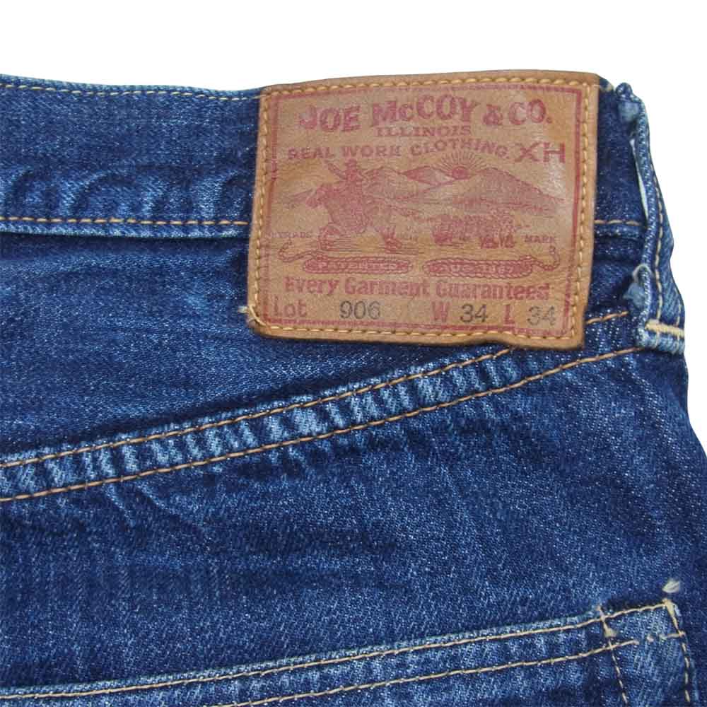 The REAL McCOY'S ザリアルマッコイズ JOE McCOY ジョーマッコイ Lot906 デニム パンツ インディゴブルー系 34【中古】