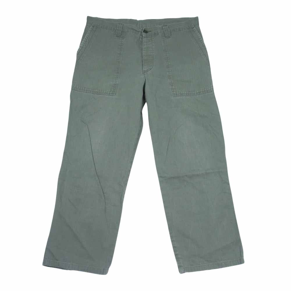 TENDERLOIN テンダーロイン T-HERRINGBONE PNT ヘリンボーン ベイカー パンツ カーキ系 L【中古】