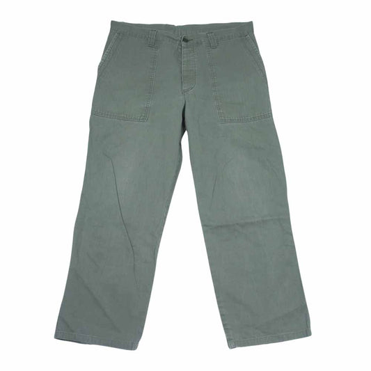 TENDERLOIN テンダーロイン T-HERRINGBONE PNT ヘリンボーン ベイカー パンツ カーキ系 L【中古】