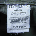 TENDERLOIN テンダーロイン T-HERRINGBONE PNT ヘリンボーン ベイカー パンツ カーキ系 L【中古】