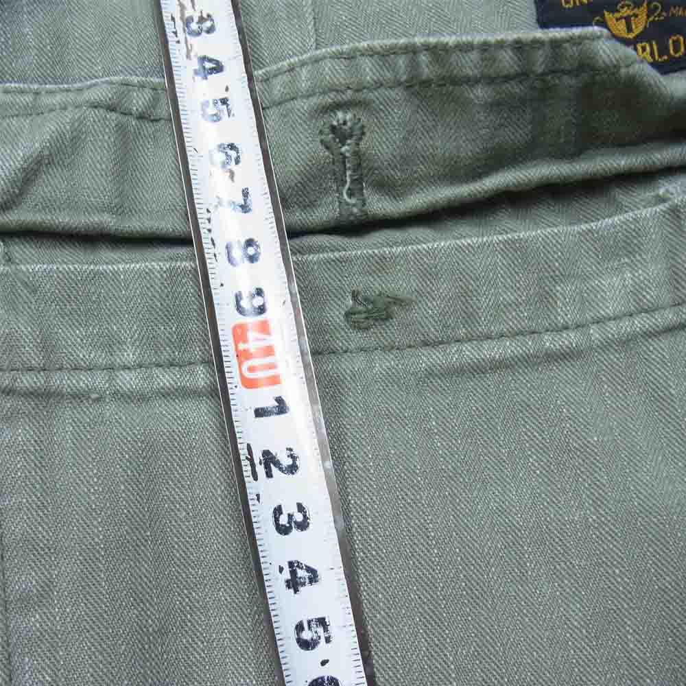 TENDERLOIN テンダーロイン T-HERRINGBONE PNT ヘリンボーン ベイカー パンツ カーキ系 L【中古】