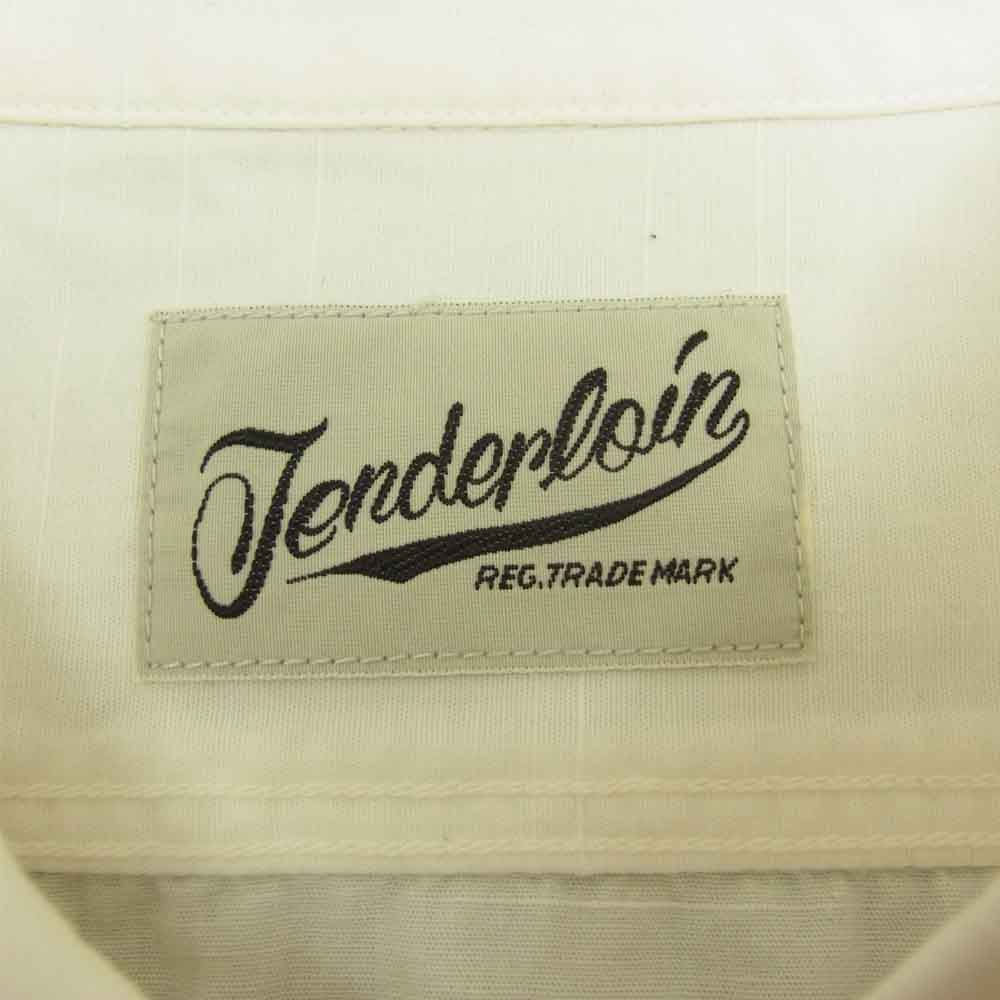 TENDERLOIN テンダーロイン T-WORK SHT SLAB ワーク シャツ スラブ ホワイト系 XL【中古】