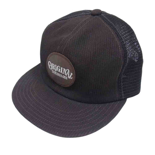 TENDERLOIN テンダーロイン T-TRUCKER CAP PIQUE トラッカー キャップ ピケ ダークブラウン系【中古】