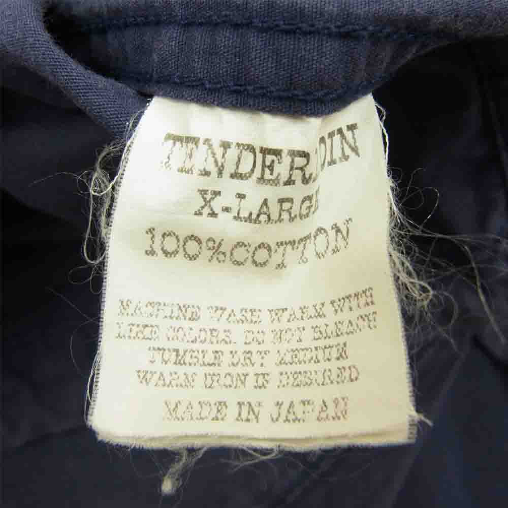TENDERLOIN テンダーロイン T-STP PARKA プルオーバー パーカー ネイビー系 XL【中古】