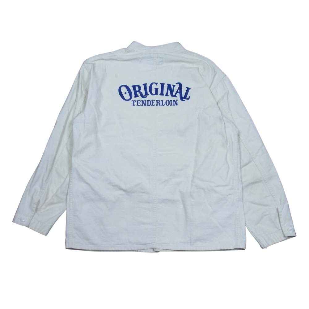 TENDERLOIN テンダーロイン スタンドカラー ワークジャケット オフホワイト系 XL【中古】