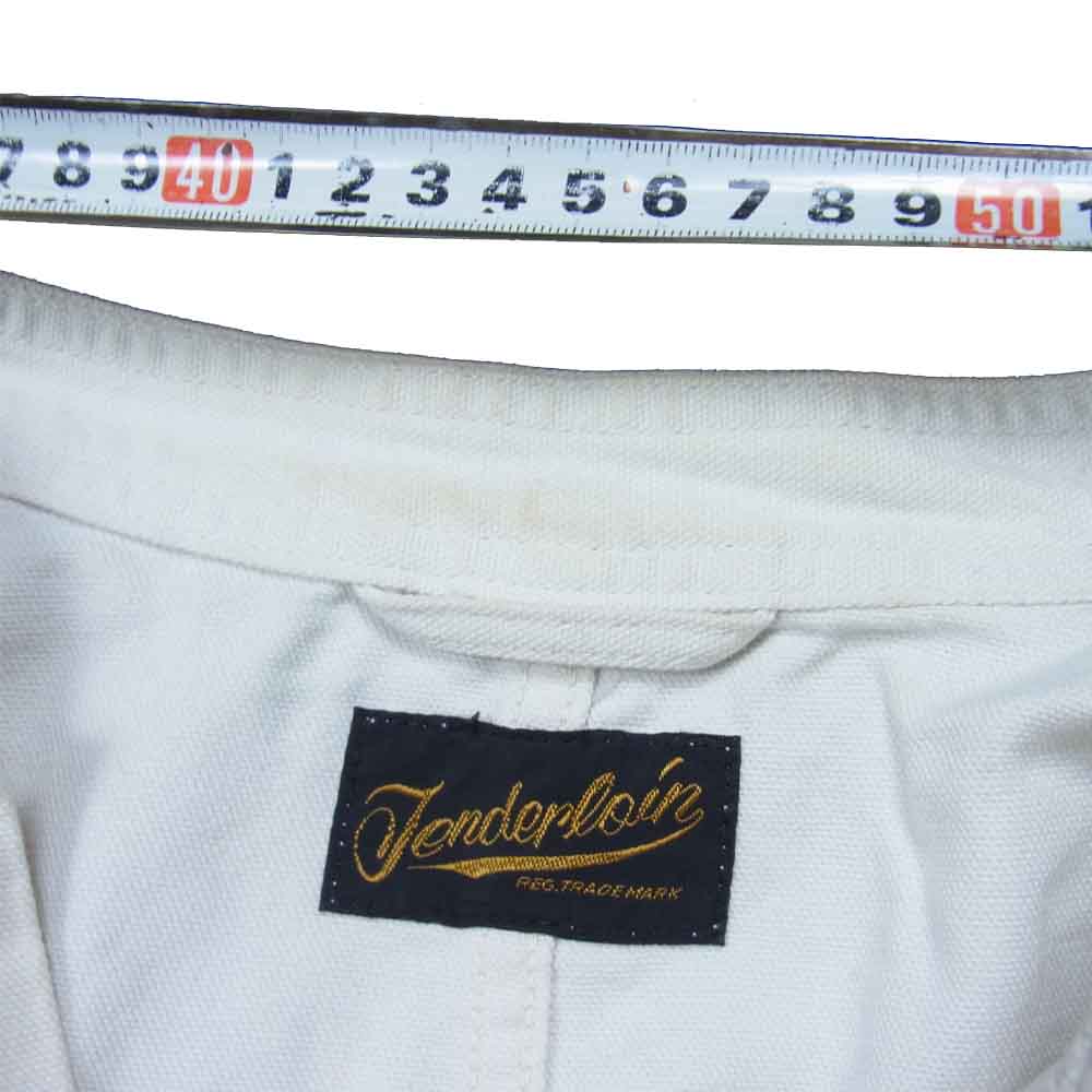 TENDERLOIN テンダーロイン スタンドカラー ワークジャケット オフホワイト系 XL【中古】