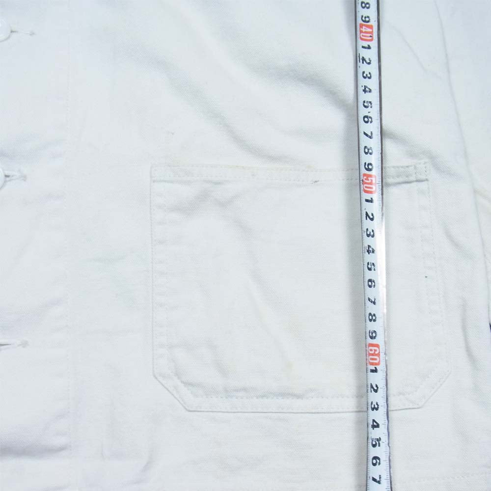TENDERLOIN テンダーロイン スタンドカラー ワークジャケット オフホワイト系 XL【中古】