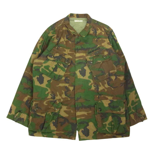 TENDERLOIN テンダーロイン T-ARMY JKT JF ウッドランド カモ アーミー ミリタリー ジャケット カーキ系 L【中古】