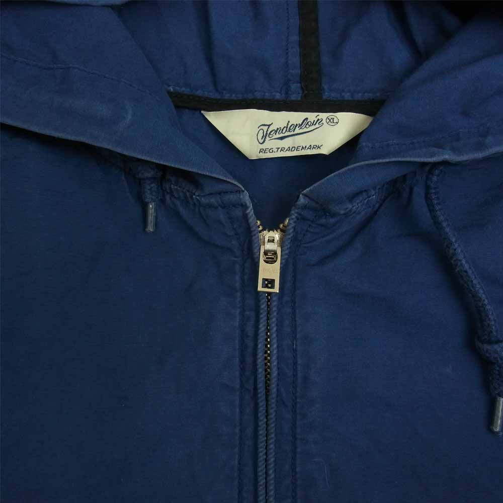 TENDERLOIN テンダーロイン T-STP PARKA フルジップ パーカー ネイビー系 XL【中古】