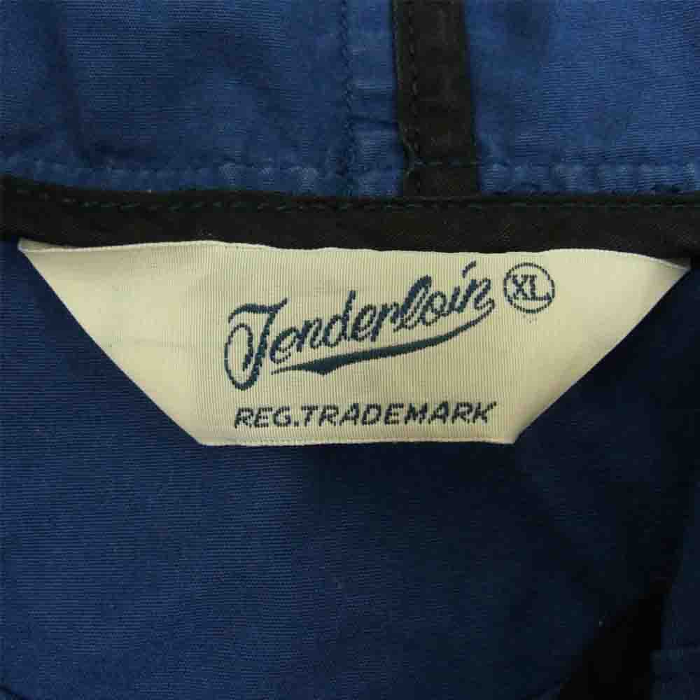 TENDERLOIN テンダーロイン T-STP PARKA フルジップ パーカー ネイビー系 XL【中古】