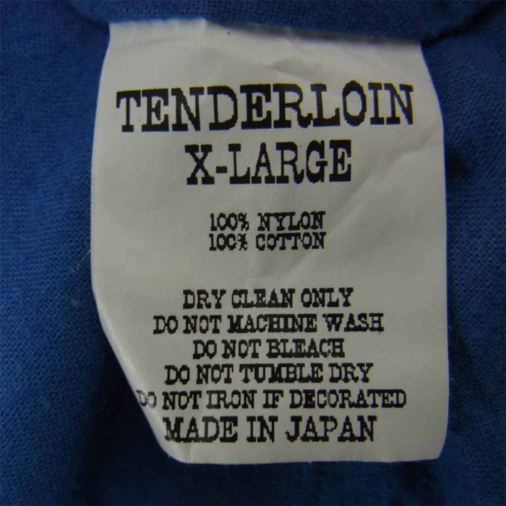 TENDERLOIN テンダーロイン T-COACH 裏ボア コーチ ジャケット ブルー系 XL【中古】