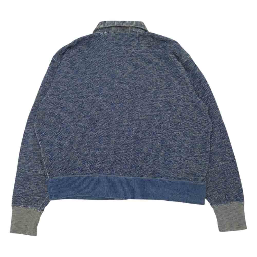 RRL ダブルアールエル 国内正規品 インディゴ コットン スウェット テリー ジャケット インディゴブルー系 XXL【新古品】【未使用】【中古】