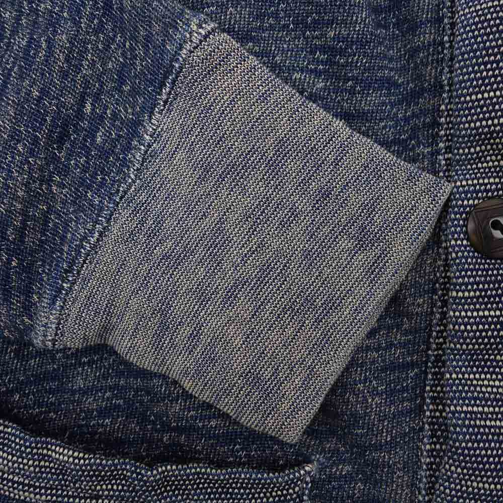 RRL ダブルアールエル 国内正規品 インディゴ コットン スウェット テリー ジャケット インディゴブルー系 XXL【新古品】【未使用】【中古】