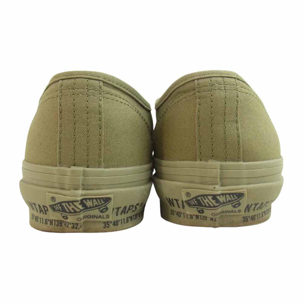WTAPS ダブルタップス 212BWVND-FWM01S VANS VAULT OG AUTHENTIC LX バンズ オーセンティック カーキ系 27cm【中古】
