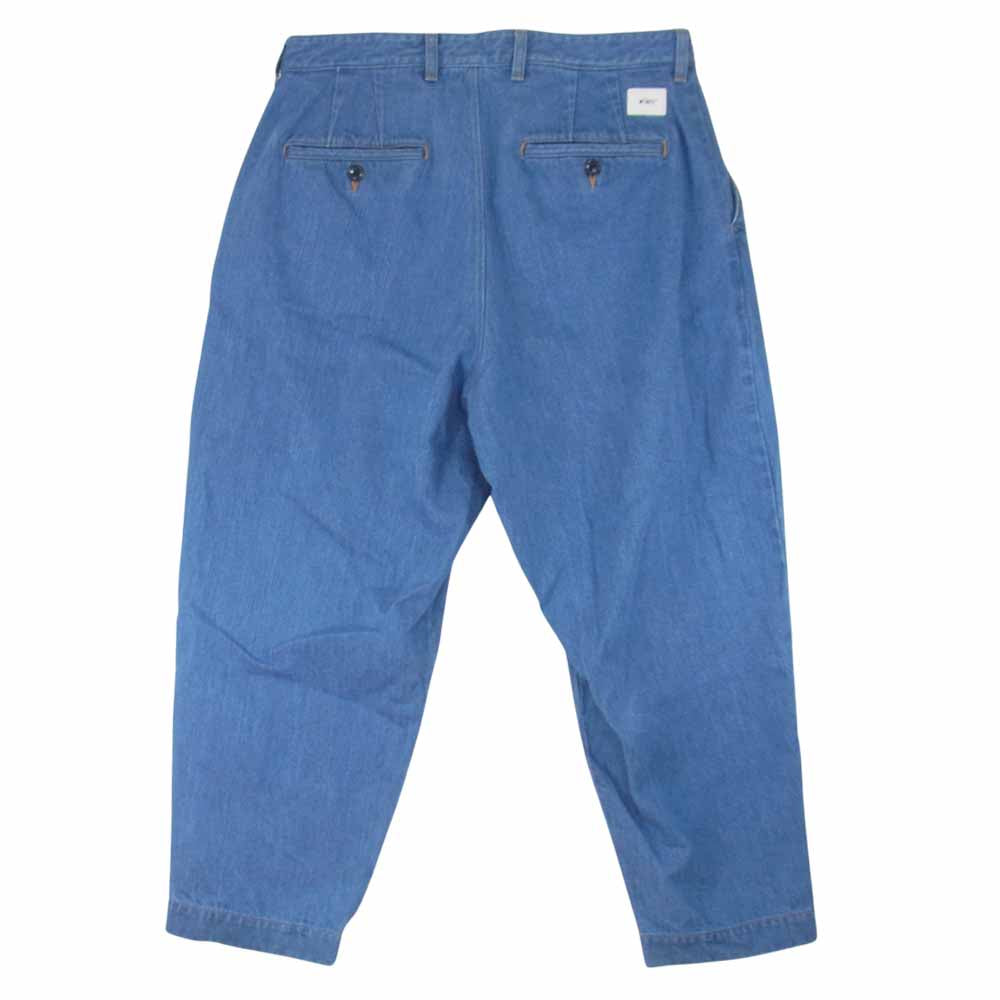 WTAPS ダブルタップス 21AW 212WVDT-PTM10 UNION 02 TROUSERS トラウザーズ インディゴブルー系 XL【中古】