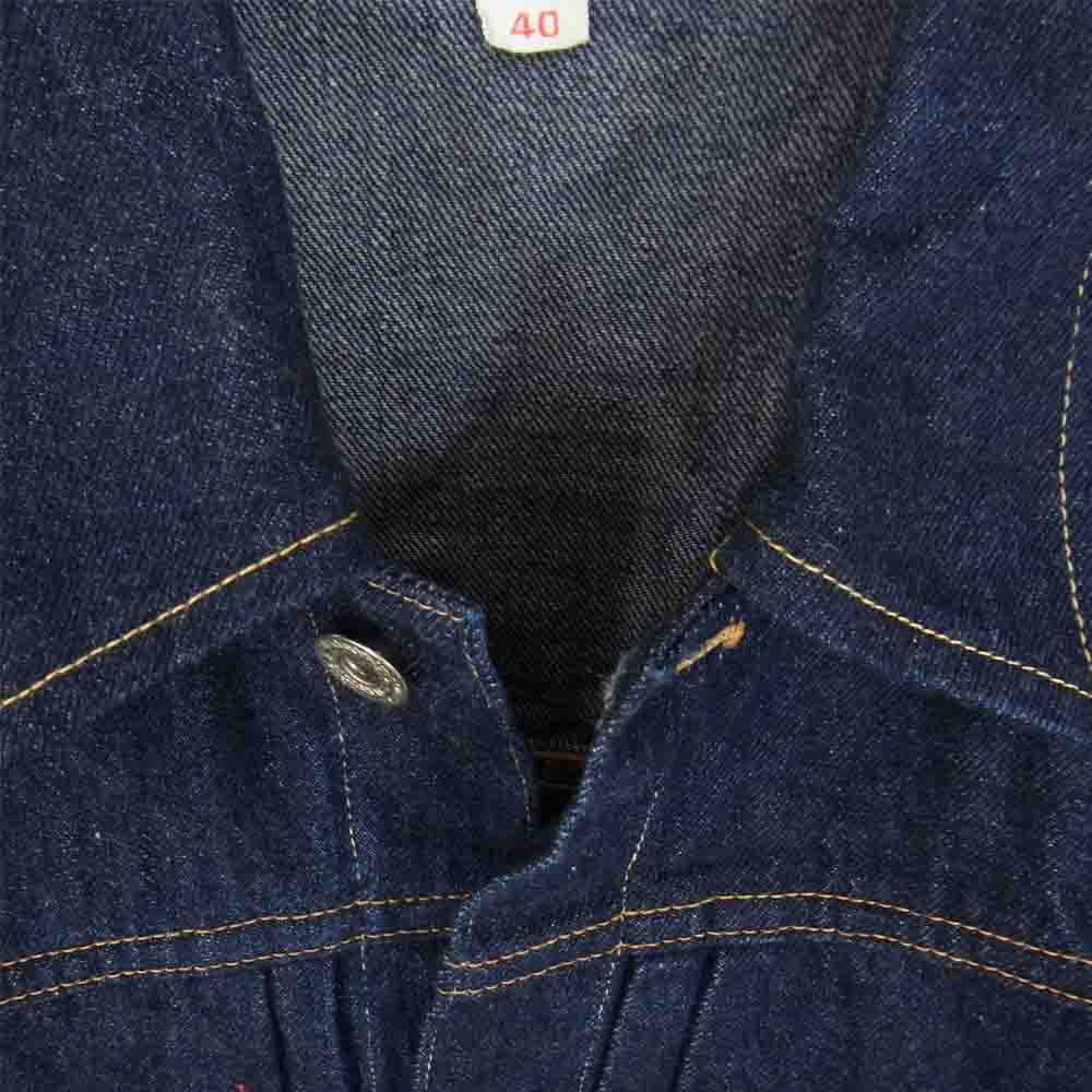 WAREHOUSE ウエアハウス COWBOY JACKET 大戦モデル 2010 カウボーイ インディゴブルー系 40【中古】
