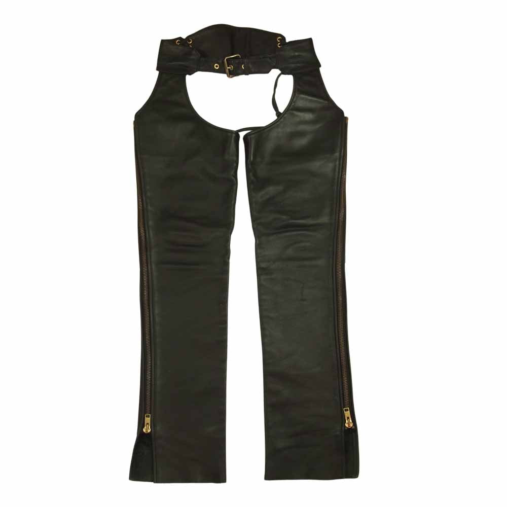 KADOYA カドヤ レザー チャップス パンツ ブラック系 21【中古】