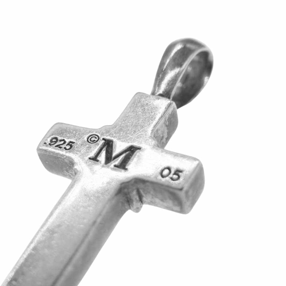 CHROME HEARTS クロムハーツ（原本無） メイプルソープ クロス スモール チャーム シルバー系【中古】