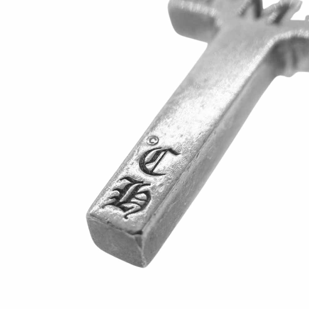 CHROME HEARTS クロムハーツ（原本無） メイプルソープ クロス スモール チャーム シルバー系【中古】