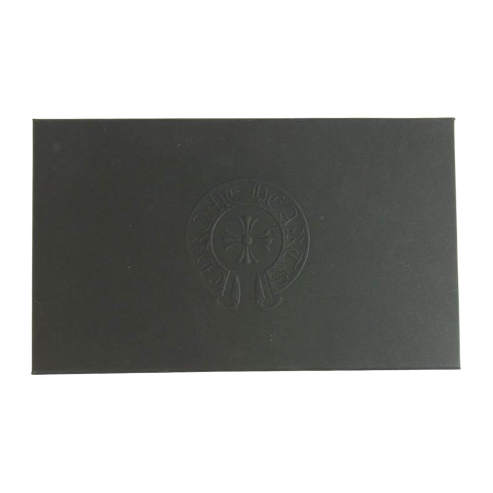 CHROME HEARTS クロムハーツ（原本有） WAVE WALLET ウェーブ CH クロスボールボタン ウォレット ブラック系【中古】