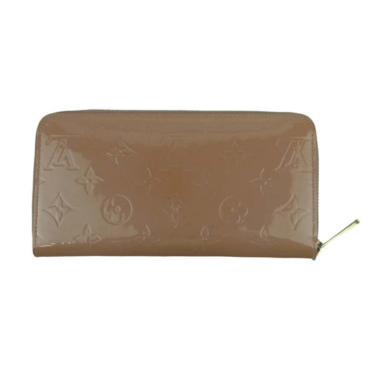 LOUIS VUITTON ルイ・ヴィトン M90603 モノグラム ヴェルニ ジッピー ウォレット 財布 フランス製 ベージュ系【中古】