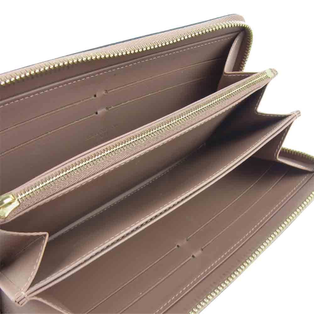 LOUIS VUITTON ルイ・ヴィトン M90603 モノグラム ヴェルニ ジッピー ウォレット 財布 フランス製 ベージュ系【中古】