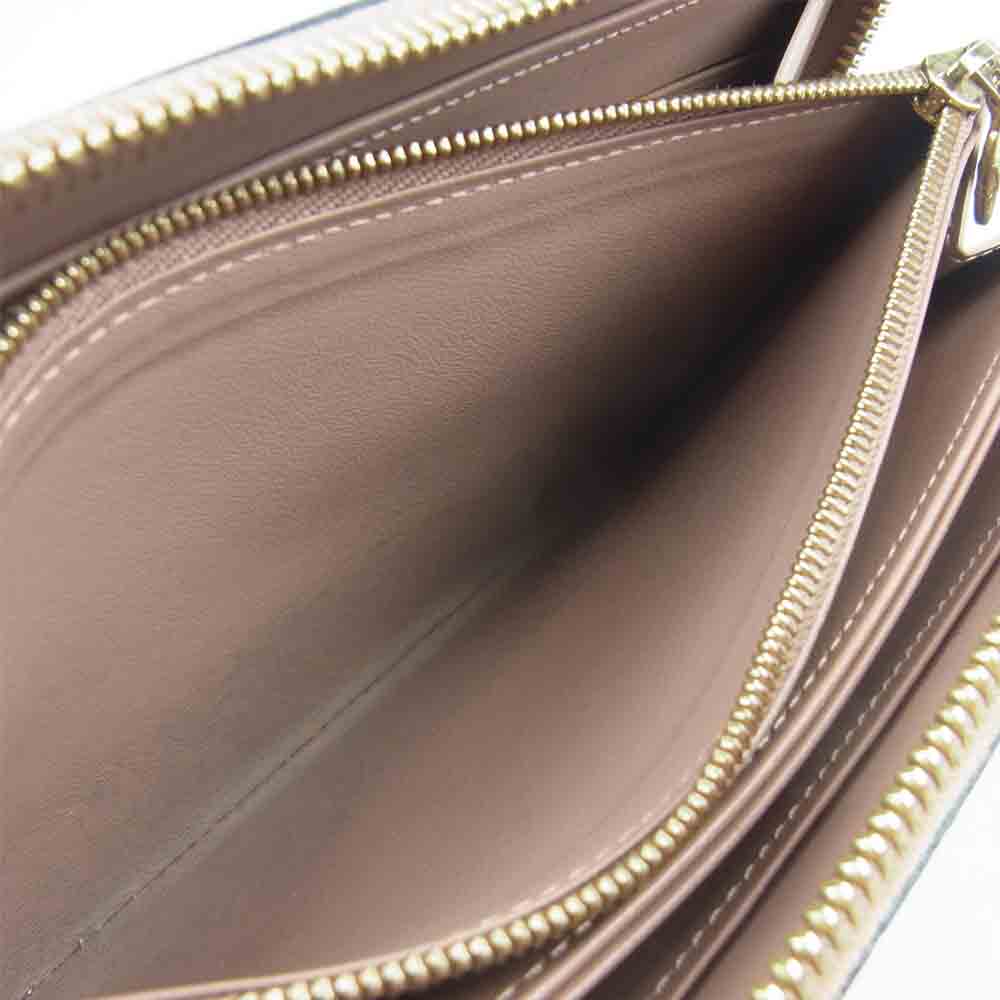 LOUIS VUITTON ルイ・ヴィトン M90603 モノグラム ヴェルニ ジッピー ウォレット 財布 フランス製 ベージュ系【中古】