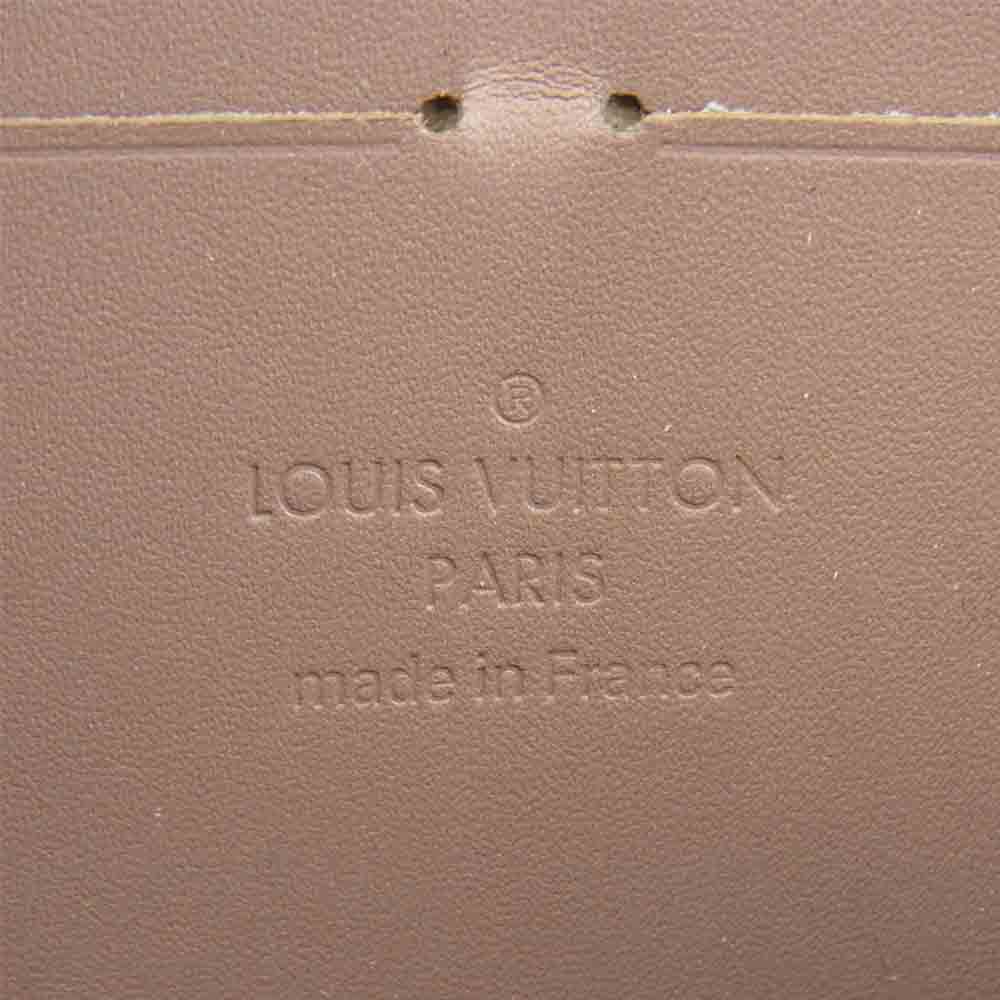 LOUIS VUITTON ルイ・ヴィトン M90603 モノグラム ヴェルニ ジッピー ウォレット 財布 フランス製 ベージュ系【中古】