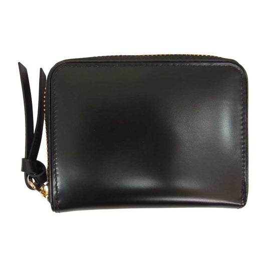 DRIES VAN NOTEN ドリスヴァンノッテン W.L.WALLET レザー ミニ ウォレット 財布 コインケース ブラック系【中古】