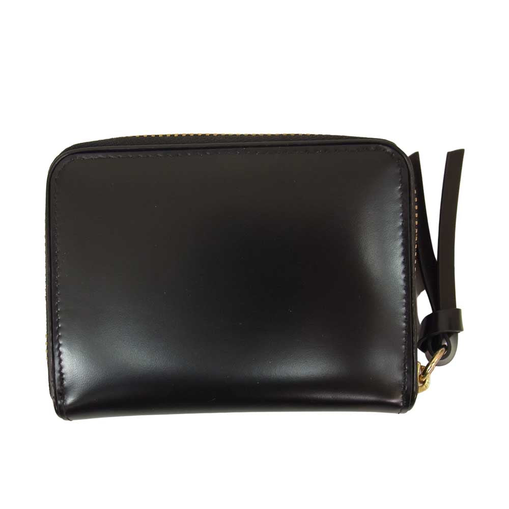 DRIES VAN NOTEN ドリスヴァンノッテン W.L.WALLET レザー ミニ ウォレット 財布 コインケース ブラック系【中古】