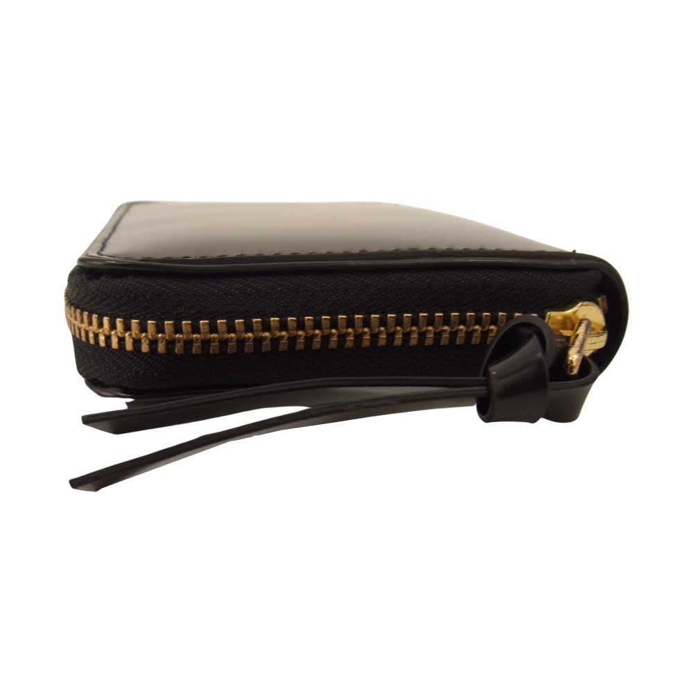 DRIES VAN NOTEN ドリスヴァンノッテン W.L.WALLET レザー ミニ ウォレット 財布 コインケース ブラック系【中古】