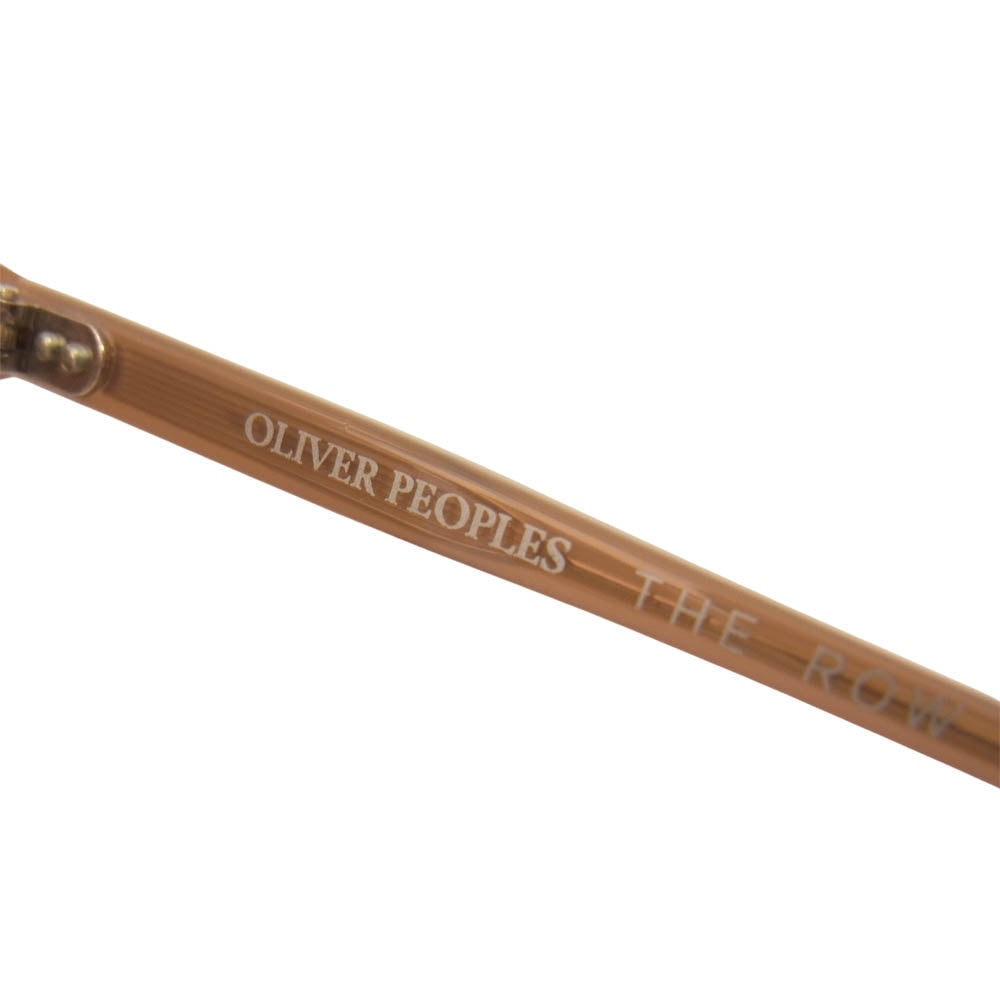 OLIVER PEOPLES オリバーピープルズ × THE ROW ザ ロウ O'Malley NYC TPZ サングラス ブラウン系 48□21 145【中古】