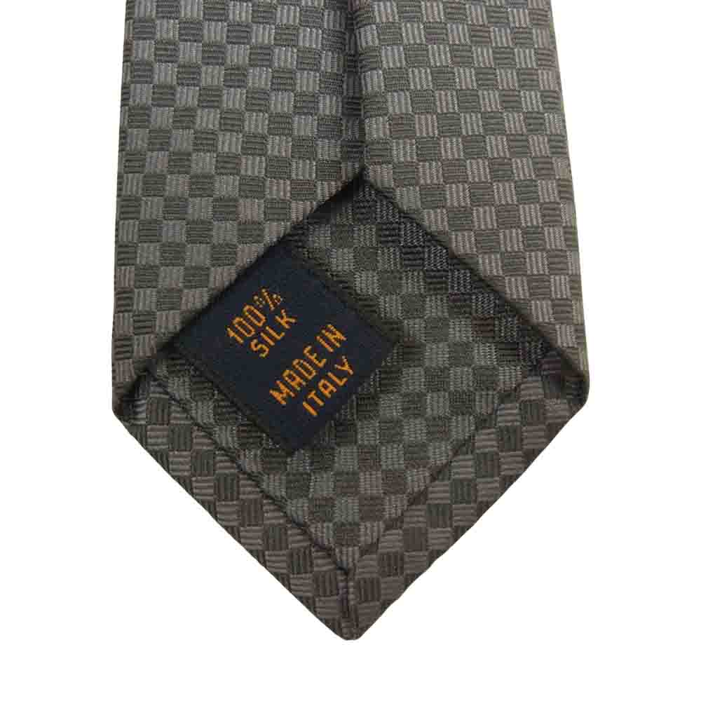 LOUIS VUITTON ルイ・ヴィトン M78749 クラヴァット マイクロダミエ 8CM グレー系【美品】【中古】