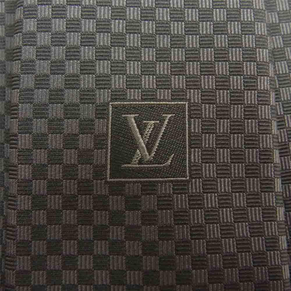 LOUIS VUITTON ルイ・ヴィトン M78749 クラヴァット マイクロダミエ 8CM グレー系【美品】【中古】