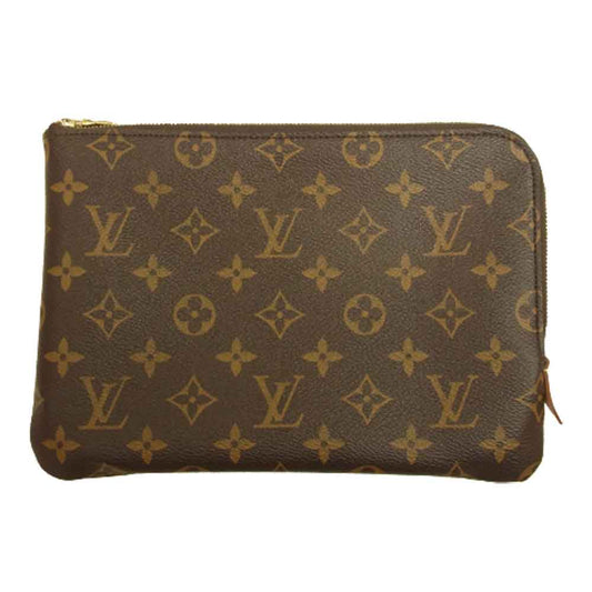LOUIS VUITTON ルイ・ヴィトン M44500 モノグラム エテュイ ボワヤージュ PM ブラウン系【美品】【中古】