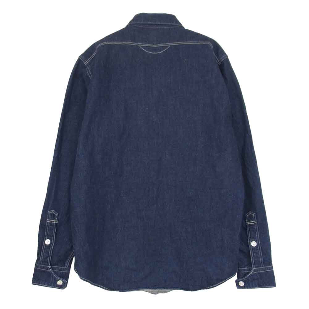 FREEWHEELERS フリーホイーラーズ THE VANISHING WEST バニシング ウエスト インディゴ デニム ワーク シャツ インディゴブルー系 16【中古】