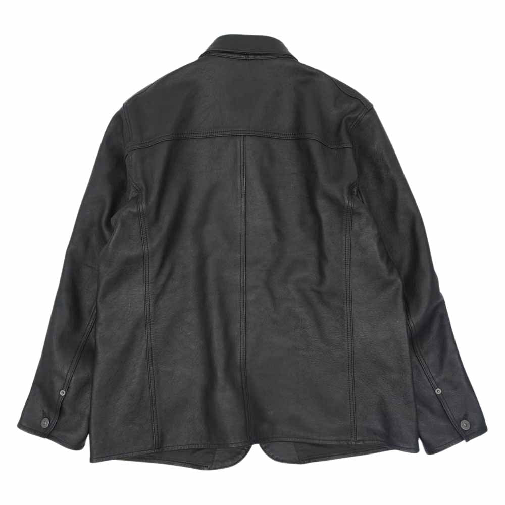 ADDICT CLOTHES アディクトクローズ SHEEPSKIN COVERALL 茶芯 シープスキン カバーオール ジャケット ブラック系 40【美品】【中古】