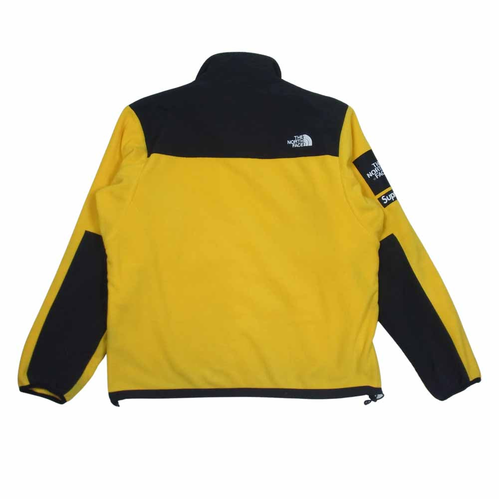 Supreme シュプリーム 19SS THE NORTHFACE ARC LOGO Denali Freece Jacket ノースフェイス アーチロゴ デナリ フリース ジャケット イエロー系 L【中古】