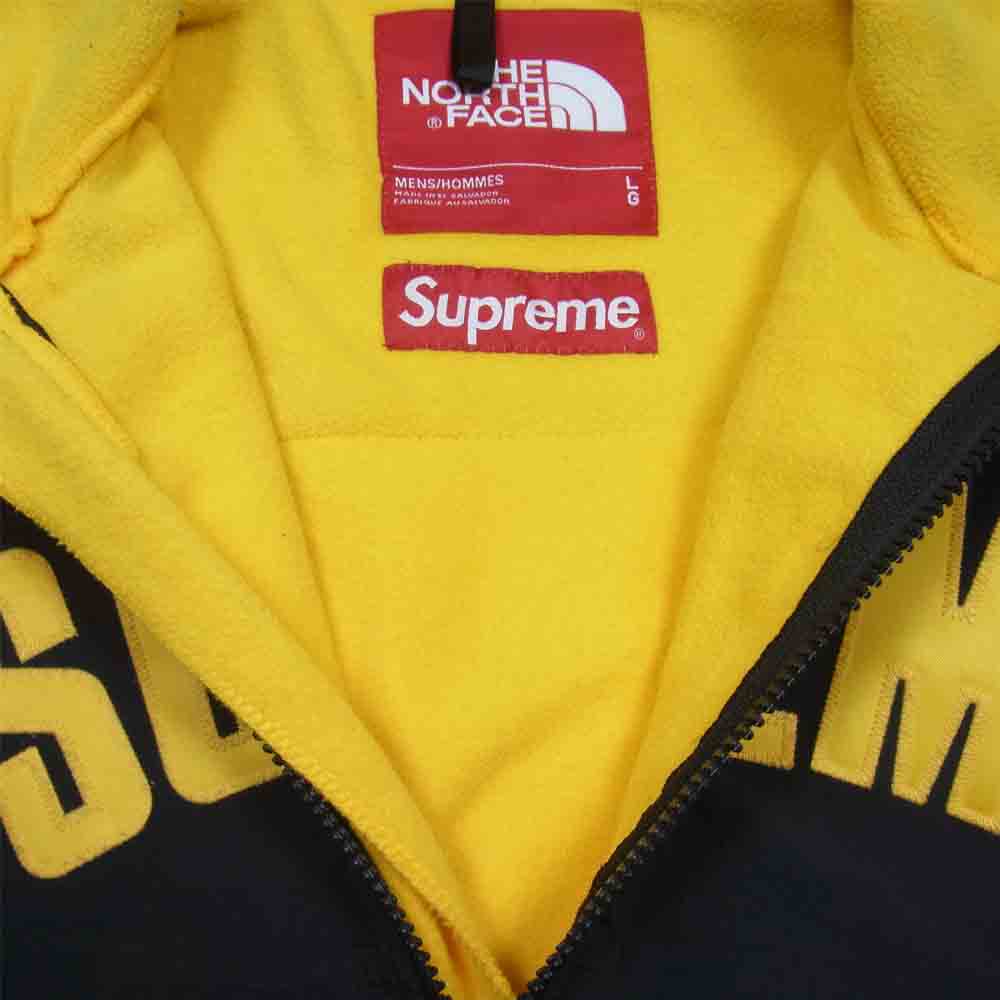 Supreme シュプリーム 19SS THE NORTHFACE ARC LOGO Denali Freece Jacket ノースフェイス アーチロゴ デナリ フリース ジャケット イエロー系 L【中古】