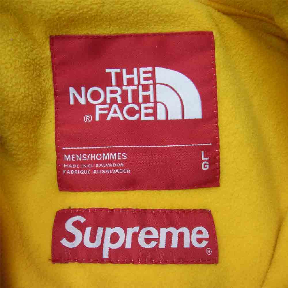 Supreme シュプリーム 19SS THE NORTHFACE ARC LOGO Denali Freece Jacket ノースフェイス アーチロゴ デナリ フリース ジャケット イエロー系 L【中古】