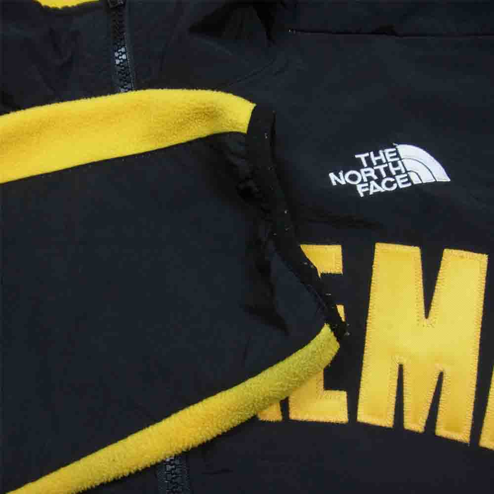 Supreme シュプリーム 19SS THE NORTHFACE ARC LOGO Denali Freece Jacket ノースフェイス アーチロゴ デナリ フリース ジャケット イエロー系 L【中古】