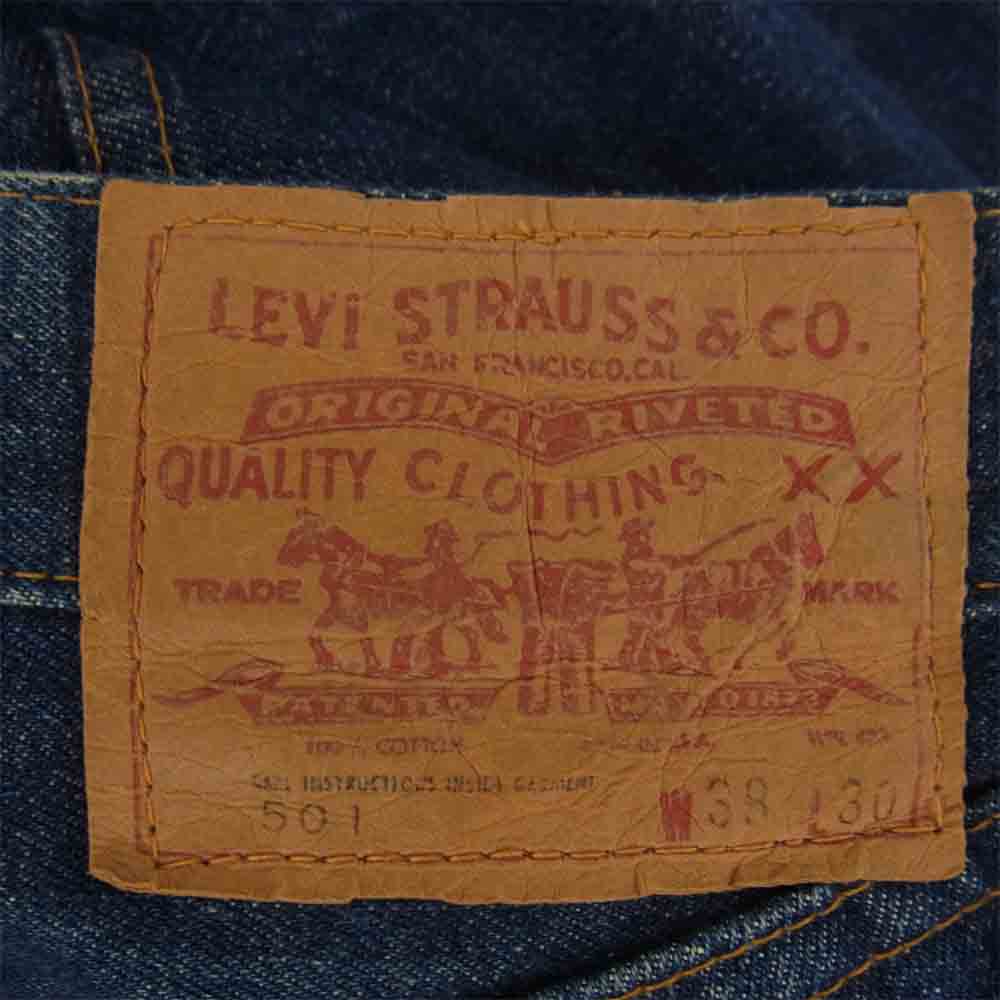 Levi's リーバイス ヴィンテージ オリジナル 501 66前期 Big E  刻印6 デニム パンツ インディゴブルー系 38【中古】