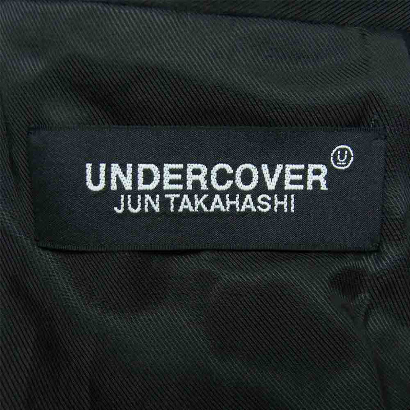 UNDERCOVER アンダーカバー 18AW UCV4308-3 ウール フラノ チェスター コート 日本製 ブラック系 4【中古】