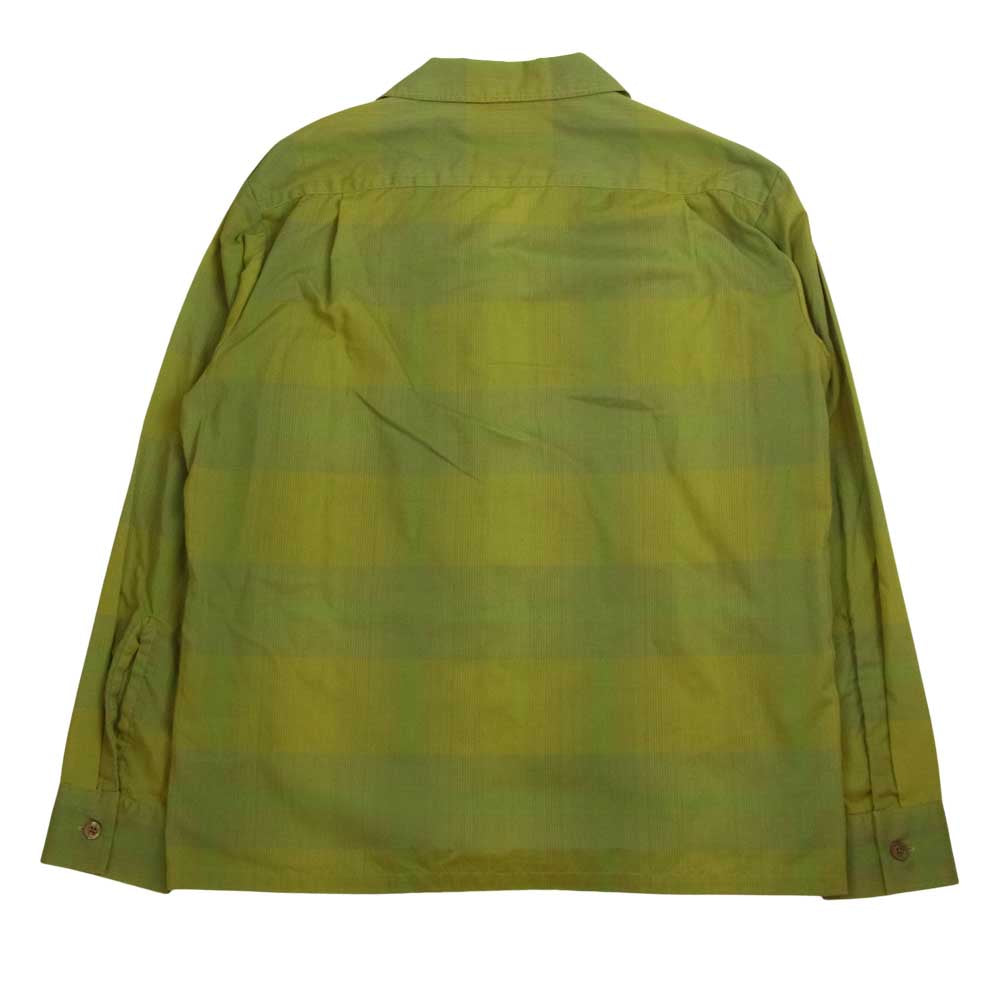 TENDERLOIN テンダーロイン T-T/C CHECK SHT チェック 長袖 シャツ カーキ系 XS【中古】