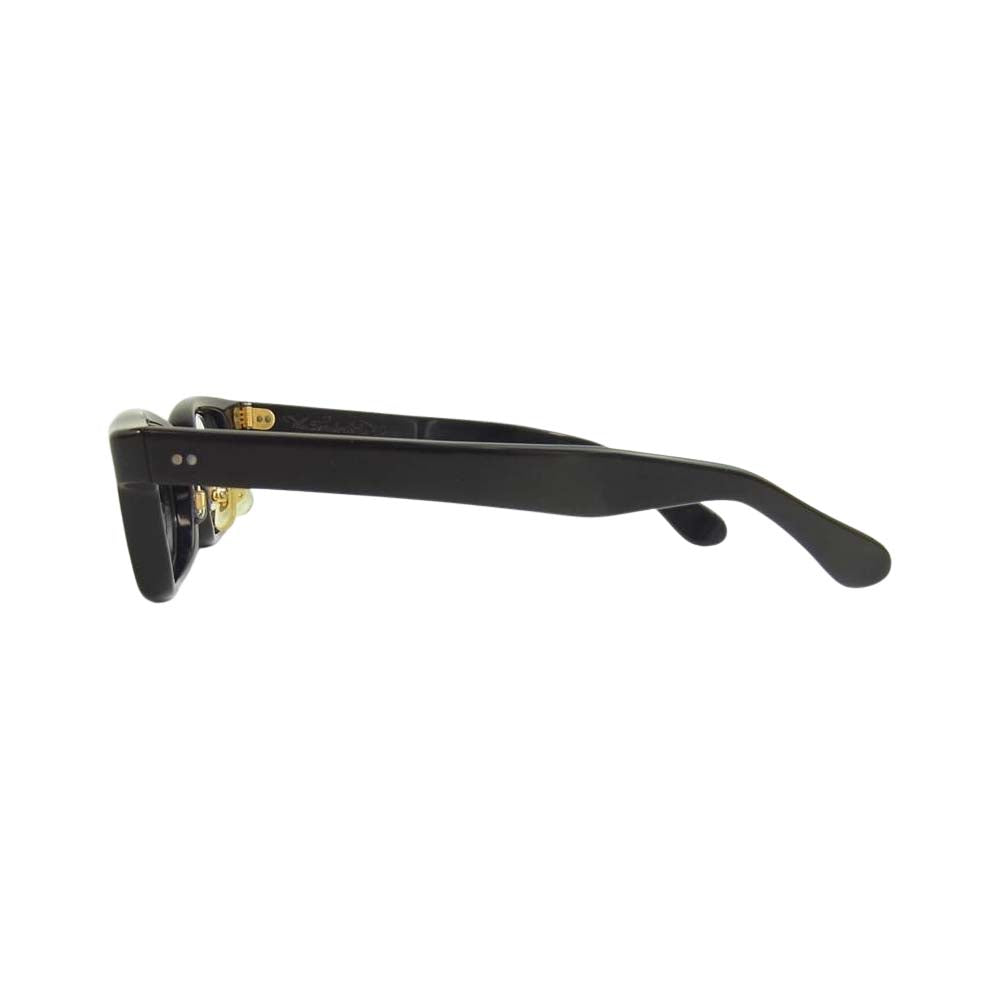 TENDERLOIN テンダーロイン × 白山眼鏡店 IN THE WIND レンズ無 伊達 眼鏡 アイウェア フレーム ブラック系【中古】