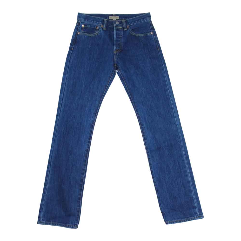 BURBERRY バーバリー London England バーバリージャパンタグ 8008247 straight-leg jeans ウォッシュ ストレート 5ポケット デニムパンツ インディゴブルー系 26【美品】【中古】