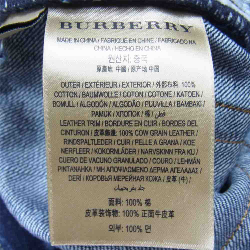 BURBERRY バーバリー London England バーバリージャパンタグ 8008247 straight-leg jeans ウォッシュ ストレート 5ポケット デニムパンツ インディゴブルー系 26【美品】【中古】