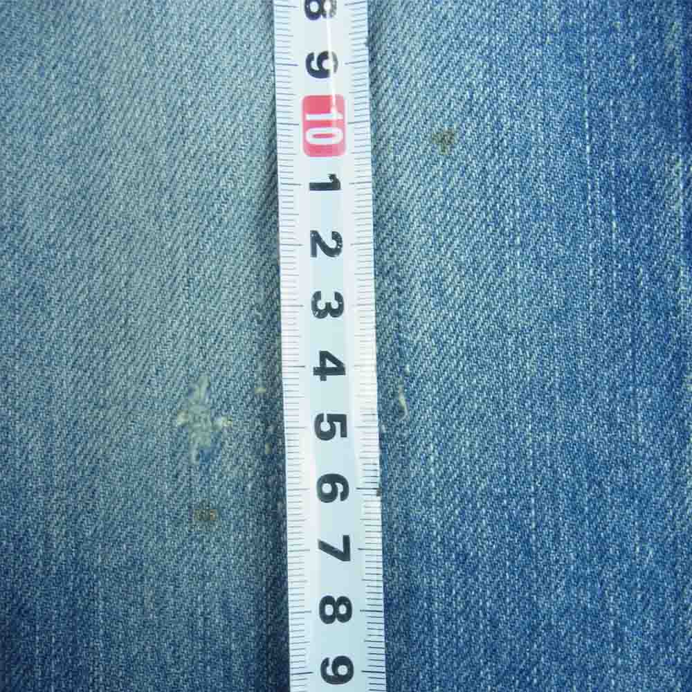 HYSTERIC GLAMOUR ヒステリックグラマー 0222AP12 SP加工 スタッズ ストレート デニム パンツ インディゴブルー系 30【中古】